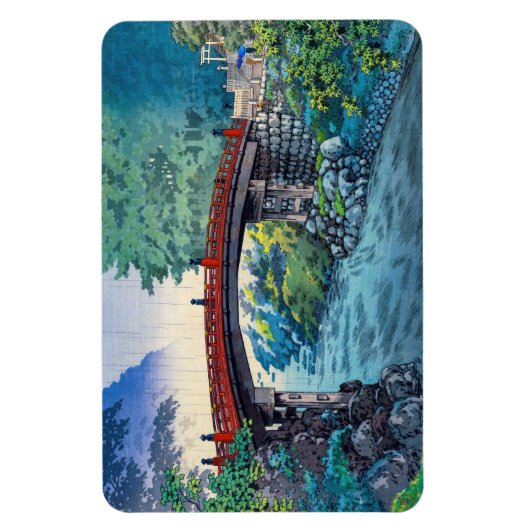 Tsuchiya Koitsu - Heilige Brücke bei Nikko Magnet (Vertikal)