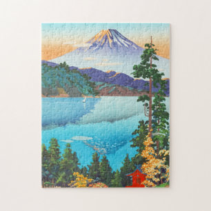 Tsuchiya Koitsu Lake Ashi in der Kunst der Hakone  Puzzle