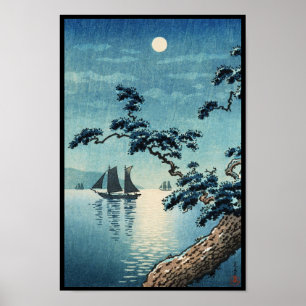 Tsuchiya Koitsu Maiko Meeresküste shin hanga Poster