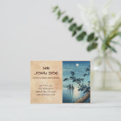 Tsuchiya Koitsu Maiko Seeufer-Schienbein hanga Visitenkarte (Stehend Vorderseite)