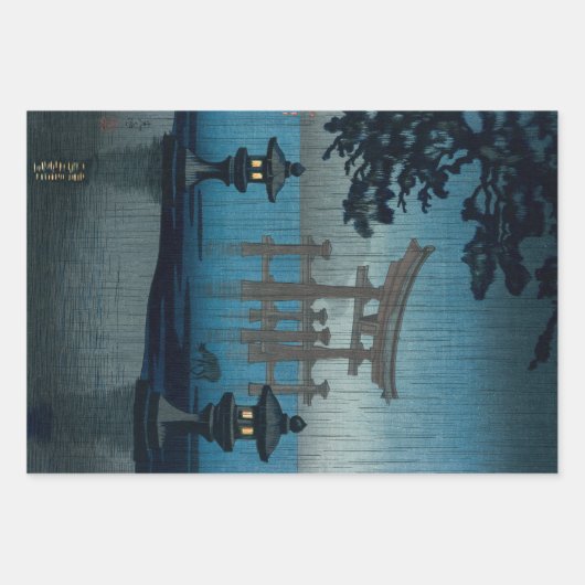 Tsuchiya Koitsu - Miyajima im Regen Geschenkpapier Set (Vorderseite 2)
