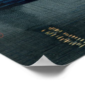 Tsuchiya Koitsu - Miyajima im Regen Poster (Ecke)