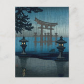 Tsuchiya Koitsu - Miyajima im Regen Postkarte (Vorderseite)