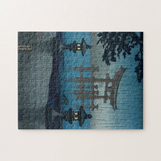 Tsuchiya Koitsu - Miyajima im Regen Puzzle (Horizontal)