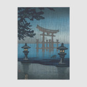 Tsuchiya Koitsu - Miyajima im Regen Seidenpapier