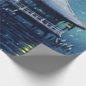 Tsuchiya Koitsu - Schnee auf dem Ukimido in Katada Geschenkpapier (Ecke)