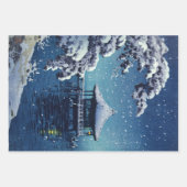 Tsuchiya Koitsu - Schnee auf dem Ukimido in Katada Geschenkpapier Set (Vorderseite 3)