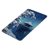 Tsuchiya Koitsu - Schnee auf dem Ukimido in Katada Magnet (Linke Seite)