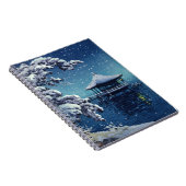 Tsuchiya Koitsu - Schnee auf dem Ukimido in Katada Notizblock (Rechte Seite)