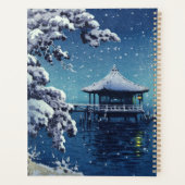 Tsuchiya Koitsu - Schnee auf dem Ukimido in Katada Planer (Rückseite)