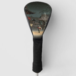 Tsuchiya Koitsu - Schnee bei Nezu Shrine Golf Headcover