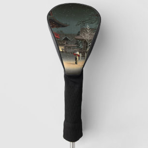 Tsuchiya Koitsu - Schnee bei Nezu Shrine Golf Headcover
