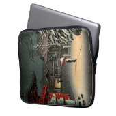 Tsuchiya Koitsu - Schnee bei Nezu Shrine Laptopschutzhülle (Vorderseite Links)