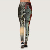 Tsuchiya Koitsu - Schnee bei Nezu Shrine Leggings (Rückseite)