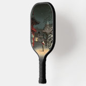 Tsuchiya Koitsu - Schnee bei Nezu Shrine Pickleball Schläger (Links)