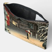 Tsuchiya Koitsu - Schnee bei Nezu Shrine Zubehörtasche (Offen)