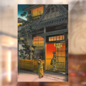 Tsuchiya Koitsu - Side Street Araki in Yotsuya Fensteraufkleber (Blatt 2)