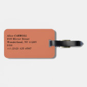 Tsuchiya Koitsu — Side Street Araki in Yotsuya Gepäckanhänger (Rückseite horizontal)