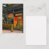 Tsuchiya Koitsu - Side Street Araki in Yotsuya Mitteilungskarte (Vorne/Hinten)