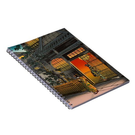 Tsuchiya Koitsu - Side Street Araki in Yotsuya Notizblock (Rechte Seite)