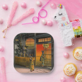 Tsuchiya Koitsu - Side Street Araki in Yotsuya Pappteller (Party)