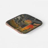 Tsuchiya Koitsu - Side Street Araki in Yotsuya Pappteller (Gewinkelt)