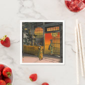 Tsuchiya Koitsu - Side Street Araki in Yotsuya Serviette (Beispiel)