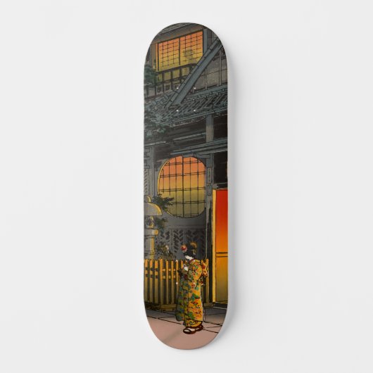 Tsuchiya Koitsu - Side Street Araki in Yotsuya Skateboard (Vorderseite)