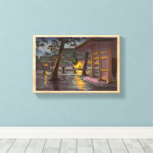 Tsuchiya Koitsu Sketches Takanawa Sengakuji Temple Leinwanddruck (Insitu (Holzboden))