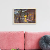 Tsuchiya Koitsu Sketches Takanawa Sengakuji Temple Leinwanddruck (Insitu (Wohnzimmer))