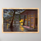 Tsuchiya Koitsu Sketches Takanawa Sengakuji Temple Poster (Vorne)