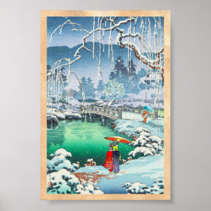 Tsuchiya Koitsu Skizzen berühmter Orte in Japan Poster