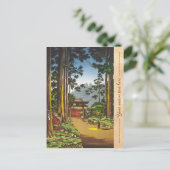 Tsuchiya Koitsu Skizzen berühmter Orte in Japan Postkarte (Stehend Vorderseite)