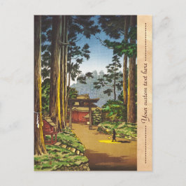 Tsuchiya Koitsu Skizzen berühmter Orte in Japan Postkarte