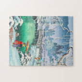 Tsuchiya Koitsu Skizzen berühmter Orte in Japan Puzzle (Horizontal)