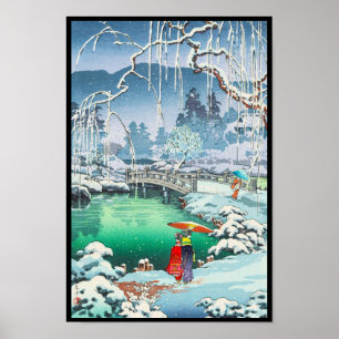 Tsuchiya Koitsu Skizzen der berühmten Plätze in Poster