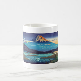 Tsuchiya Koitsu Tokaido Fujikawa Landschaftskunst Kaffeetasse