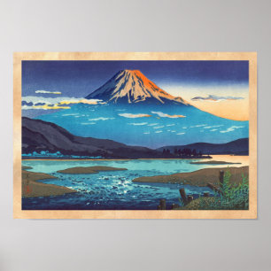 Tsuchiya Koitsu Tokaido Fujikawa Landschaftskunst Poster