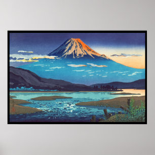 Tsuchiya Koitsu Tokaido Fujikawa Landschaftskunst Poster