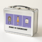 Tsukumogami Japanese Yokai Monster Trio Metall Brotdose (Vorderseite)