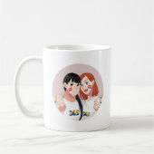 Tsukuritai Onna bis Tabetai Onna | Stolz Kaffeetasse (Links)