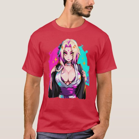 Tsunade Senju 5. Hokage T-Shirt (Vorderseite)
