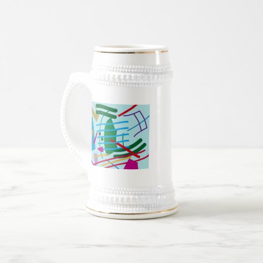 Tsunami Bierglas (Vorderseite Links)
