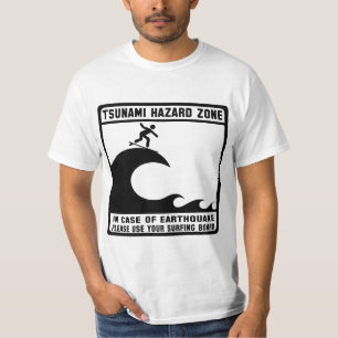 Tsunami-Gefahrenzone T-Shirt