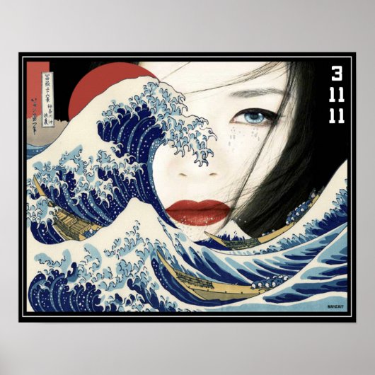 Tsunami Geisha Poster (Vorne)