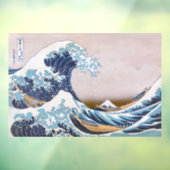 Tsunami Great Wave off Kanagawa Japan by Hokus Fensteraufkleber (Blatt 3)