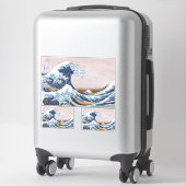 Tsunami Great Wave off Kanagawa Japan by Hokusai Aufkleber (Koffer)