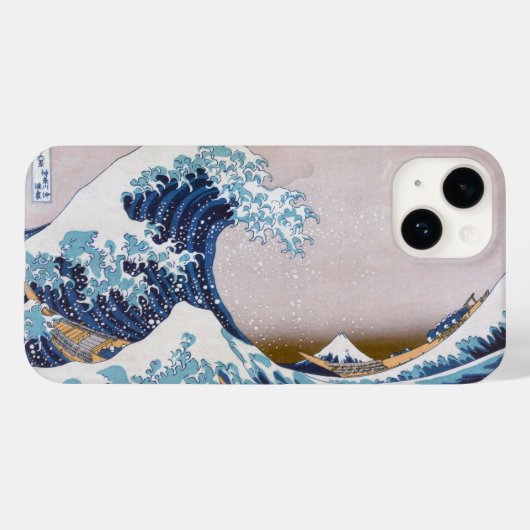Tsunami Great Wave off Kanagawa Japan by Hokusai Case-Mate iPhone Hülle (Rückseite (Horizontal))
