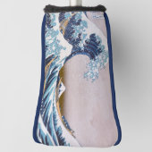 Tsunami Great Wave off Kanagawa Japan by Hokusai Golf Headcover (Rotieren 90)