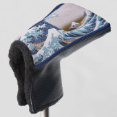 Tsunami Great Wave off Kanagawa Japan by Hokusai Golf Headcover (3/4 Vorderseite)